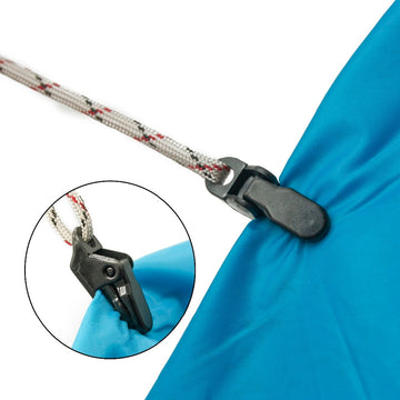 Tent pull point Clip